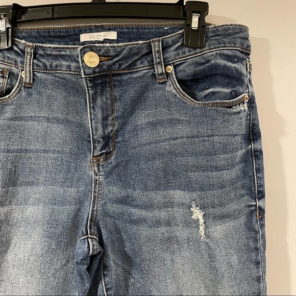 STS Blue Ankle Skinny Jeans Distressed Medium Wash Women’s 31 Nordstrom - Picture 2 of 11